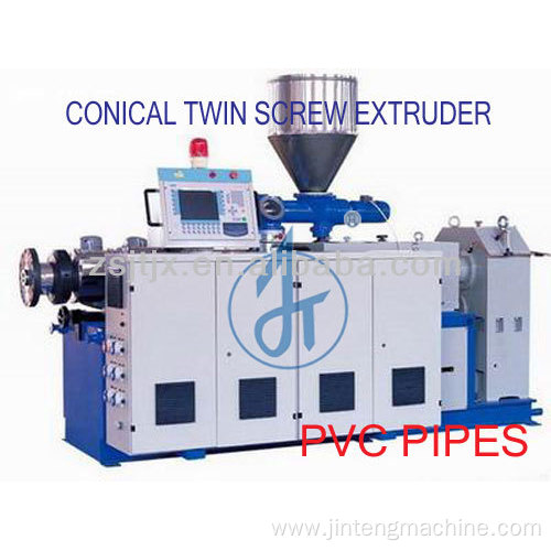 80/156 conical twin screw extruder